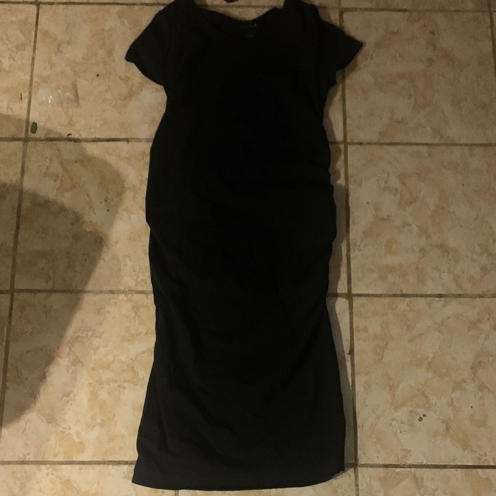 Isabel Maternity by Ingrid & Isabel Black Long Sleeve Dress